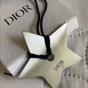 AUTHENTIC Dior Metallic Star Charm